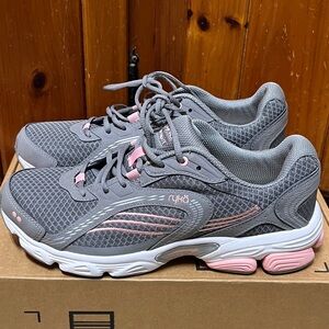 RYKA Ultimate Gray & Pink Athletic Sneakers Running Shoes Women's 9.5